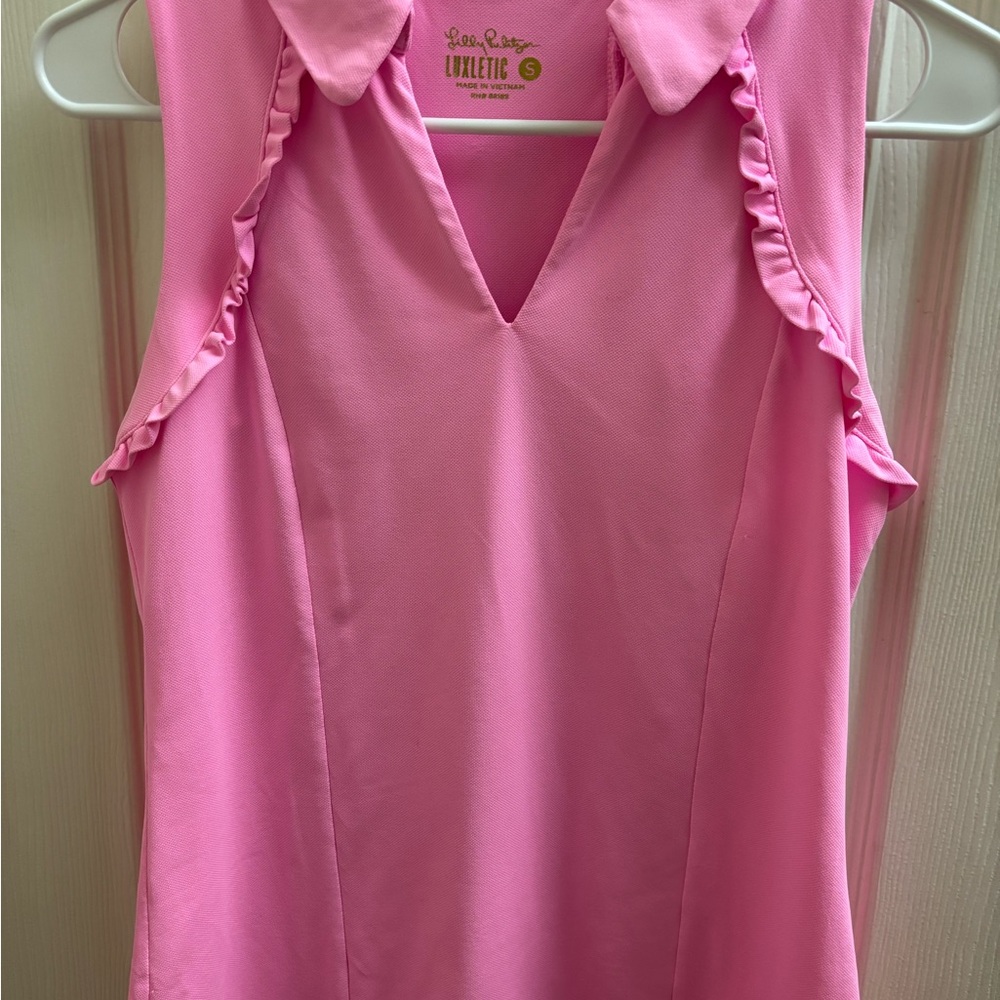 Lilly Pulitzer Luxletic Pink Top